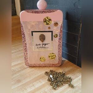 Kurt Geiger RARE NWOT COLLECTABLE Perfume Bottle Clutch/ Crossbody